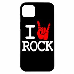 Чехол для iPhone 14 Plus I love rock - PrintSalon