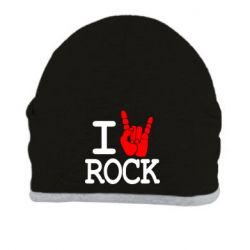 Шапка I love rock - PrintSalon