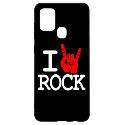 Чехол для Samsung A21s I love rock - PrintSalon
