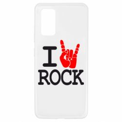 Чехол для Samsung A32 4G I love rock - PrintSalon