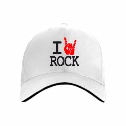 Кепка I love rock - PrintSalon