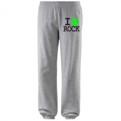 Штаны I love rock - PrintSalon