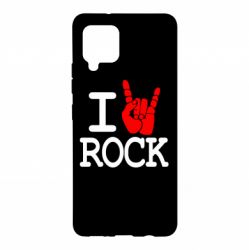 Чехол для Samsung A42 5G I love rock - PrintSalon