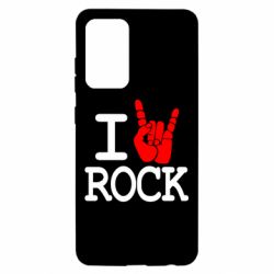 Чехол для Samsung A52 5G I love rock - PrintSalon