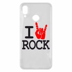 Чехол для Huawei P Smart Plus 2018 I love rock - PrintSalon