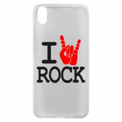 Чехол для Xiaomi Redmi 7A I love rock - PrintSalon