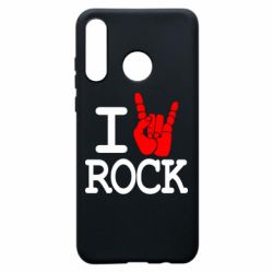 Чехол для Huawei P30 Lite I love rock - PrintSalon