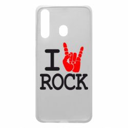 Чехол для Samsung A60 I love rock - PrintSalon