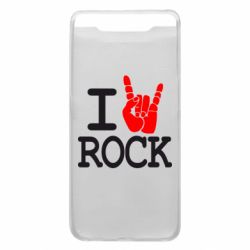 Чехол для Samsung A80 I love rock - PrintSalon