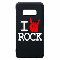 Чехол для Samsung S10e I love rock - PrintSalon