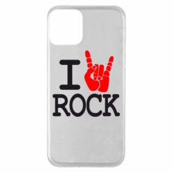 Чехол для iPhone 11 I love rock - PrintSalon