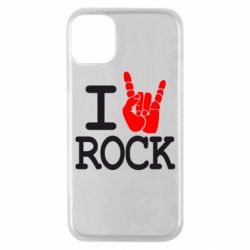 Чехол для iPhone 11 Pro I love rock - PrintSalon