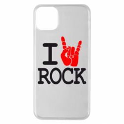 Чехол для iPhone 11 Pro Max I love rock - PrintSalon