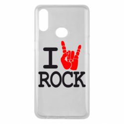Чехол для Samsung A10s I love rock - PrintSalon