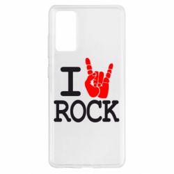 Чехол для Samsung S20 FE I love rock - PrintSalon