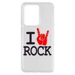 Чехол для Samsung S20 Ultra I love rock - PrintSalon