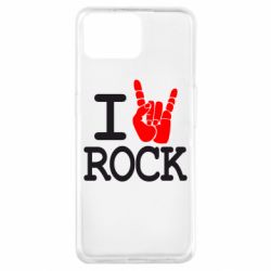 Чехол для Oppo A73 I love rock - PrintSalon