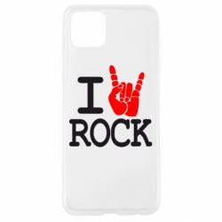 Чехол для Oppo A92s I love rock - PrintSalon