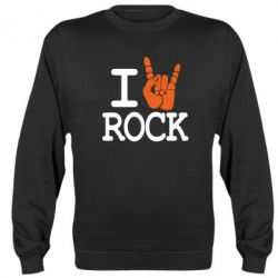 Cвитшот I love rock-PrintSalon Cвитшот I love rock