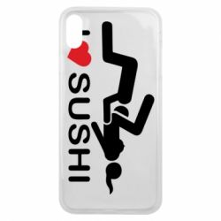 Чехол для iPhone Xs Max I love sushi - PrintSalon