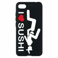 Чехол для Xiaomi Redmi 6A I love sushi - PrintSalon