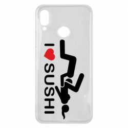 Чехол для Huawei P Smart Plus 2018 I love sushi - PrintSalon