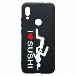 Чехол для Xiaomi Redmi 7 I love sushi - PrintSalon