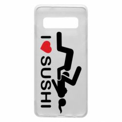 Чехол для Samsung S10 I love sushi - PrintSalon