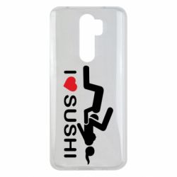 Чехол для Xiaomi Redmi Note 8 Pro I love sushi - PrintSalon