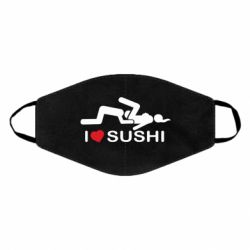 Маска многоразовая I love sushi - PrintSalon