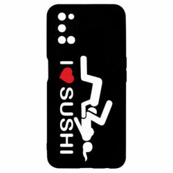 Чехол для Oppo A52/A72/A92 I love sushi - PrintSalon