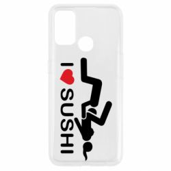 Чехол для Oppo A53/A32/A33 I love sushi - PrintSalon