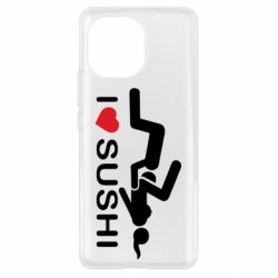 Чехол для Xiaomi Mi11 I love sushi - PrintSalon