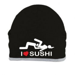 Шапка I love sushi - PrintSalon