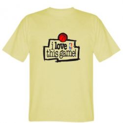 Мужская футболка Stedman I love this Game - PrintSalon