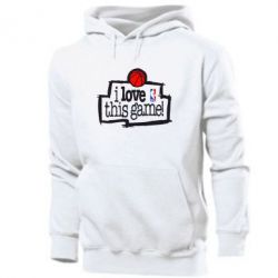 Мужское худи I love this Game - PrintSalon
