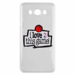 Чехол для Samsung J7 2016 I love this Game - PrintSalon