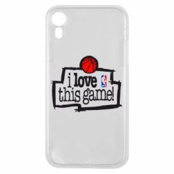 Чохол для iPhone XR I love this Game