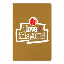 Блокнот с принто I love this Game - PrintSalon