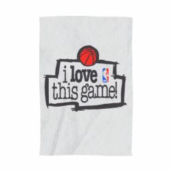 Полотенце с принтом I love this Game - PrintSalon