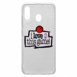 Чехол для Samsung A20 I love this Game - PrintSalon