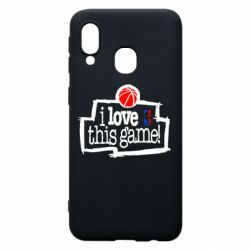 Чехол для Samsung A40 I love this Game - PrintSalon