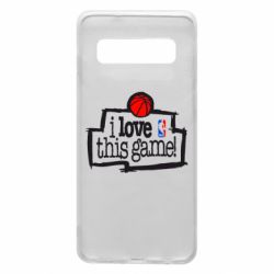 Чехол для Samsung S10 I love this Game - PrintSalon