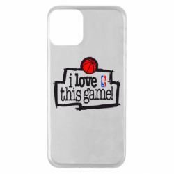 Чехол для iPhone 11 I love this Game - PrintSalon