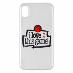 Чохол для iPhone X/Xs I love this Game