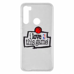 Чохол для Xiaomi Redmi Note 8 I love this Game