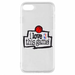 Чехол для iPhone 7 I love this Game - PrintSalon