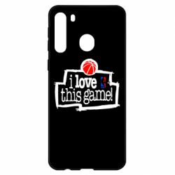 Чехол для Samsung A21 I love this Game - PrintSalon