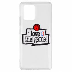 Чехол для Samsung S10 Lite I love this Game - PrintSalon
