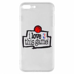 Чехол для iPhone 8 Plus I love this Game - PrintSalon